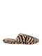 Roma Top Χειμερινές Γυναικείες Παντόφλες Καφέ