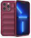 Hurtel Magic Shield Back Cover Silicone Burgund...