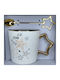 Marva Bright Christmas Mug Porcelain White