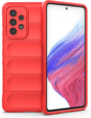 Hurtel Magic Shield Silicone Back Cover Durable Red (Galaxy A53)