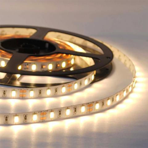 Fos me Bandă LED 24V Alb Cald Lumină 1m Tip SMD2835