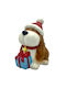 Marva Christmas Dog Christmas Cookie Jar Ceramic Multicolored L15.5xW12xH21.5xD12cm.