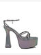 Heartbreak Sandalen mit Strass Silber