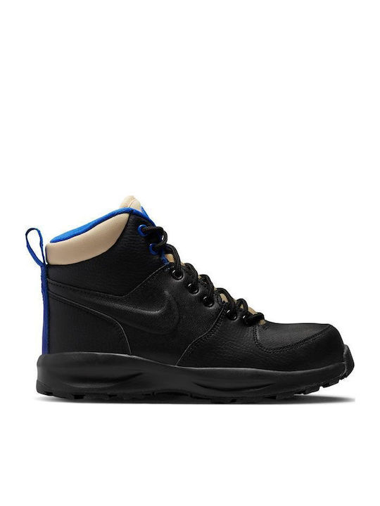 Nike Manoa Leather Kids Boots with Laces Black