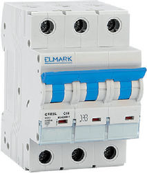 Elmark 3-Poles Automatic Circuit Breaker 40A 41311C