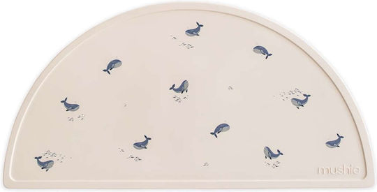 Mushie Beige Whale Placemats Made of Plastic