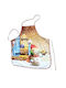 AGC Christmas Fabric Kitchen Αpron Ornament L67xW65cm (Μiscellaneous Designs)