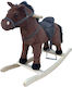 ForAll Rocking Toy Horse for 12++ months With Sound Brown