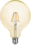 V-TAC LED Lampen für Fassung E27 und Form G125 Warmes Weiß 1350lm 1Stück