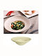 Tognana Vulcania Plate Pasta made of Porcelain White with Diameter 25cm 3pcs
