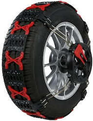 Modula Plastic Grip System 90 Spider Snow Chains with 7mm Thickness for Passenger Car 2pcs