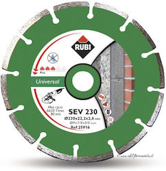 Rubi Δίσκος Κοπής Δομικών Υλικών 230mm