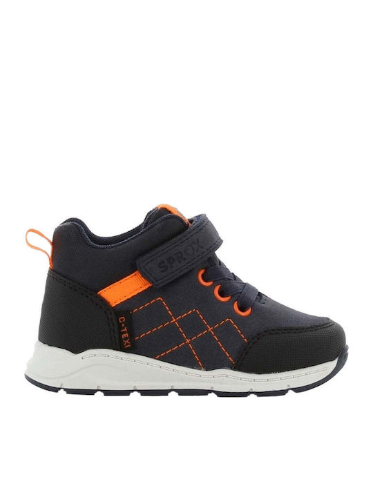 SX Kinderstiefeletten mit Klettverschluss Marineblau
