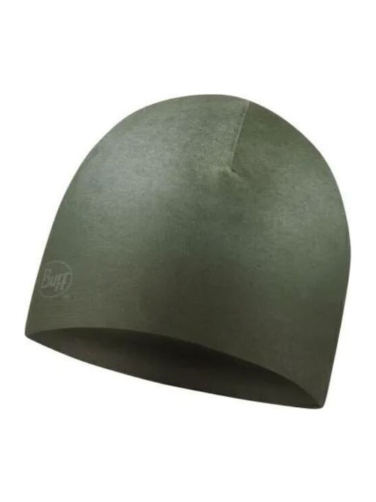 Ecostretch Beanie Unisex Reversible Beanie in Khaki color