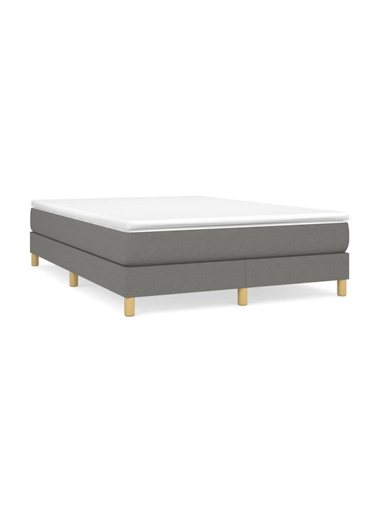 Doppelbett-Unterlage mit Stoff Dunkelgrau für M...