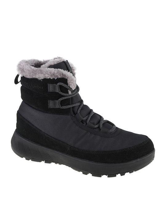 Columbia Slopeside Peak Luxe Γυναικεία Ορειβατικά Μποτάκια Μαύρα