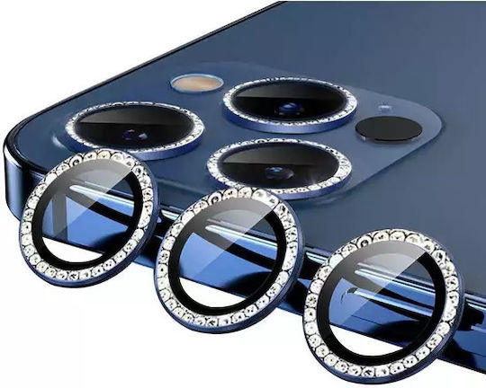 Diamond Camera Protection Tempered Glass Blue for the iPhone 12