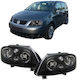 Depo Front Lights Volkswagen Caddy Touran 2003-2006 Set of 2 Pieces