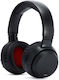 Aiwa WHF-930D Ασύρματα Bluetooth Over Ear Ακουστικά με Ραδιόφωνο και Quick Charge Μαύρα