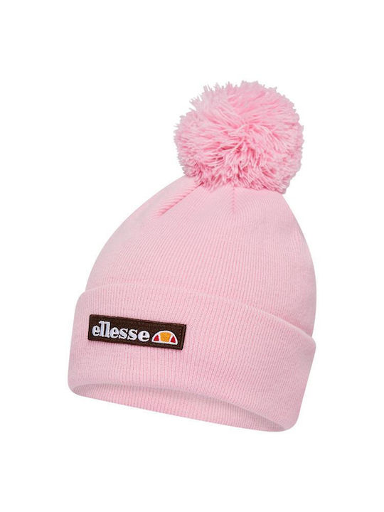 Pasteria Pom Pom Beanie Beanie Knitted in Pink color