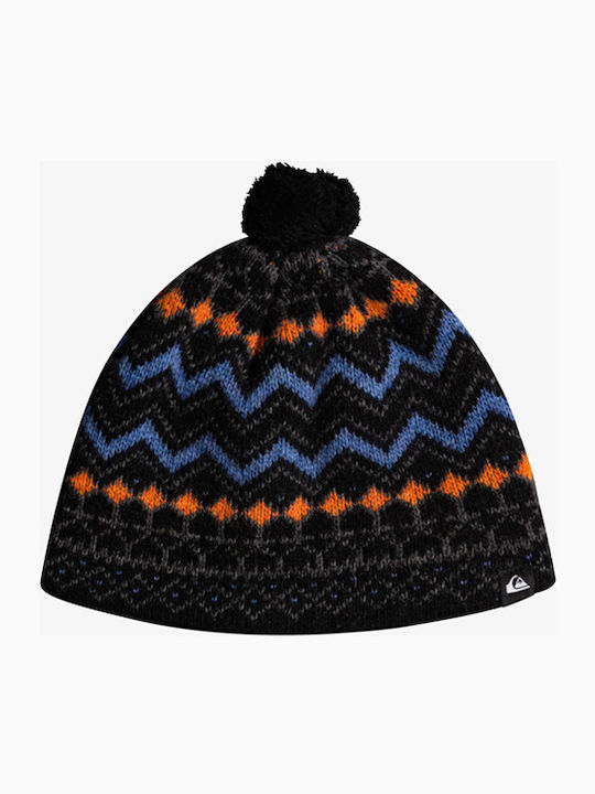 Light Up Pom Pom Beanie Ανδρικός Σκούφος Πλεκτός σε Μαύρο χρώμα