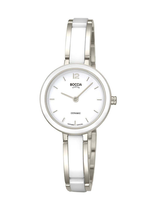 Boccia Watch with Silver Metal Bracelet