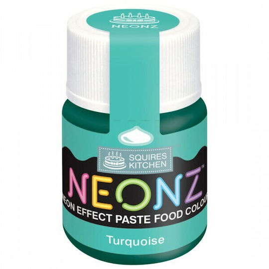 Squires Kitchen Χρώμα Ζαχαροπλαστικής σε Πάστα Neonz Turquoise 20gr