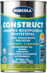 Mercola Construct Στόκος Γενικής Χρήσης 2 Συστατικών / Πολυεστερικός Καθαρός Ακόρεστος Προεπιταχυμένος 500gr