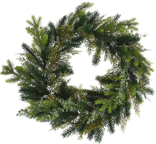 JK Home Decoration Χριστουγεννιάτικο Декорация Венец Евкалипт