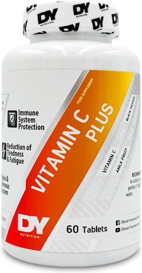 Dorian Yates Vitamin C Plus Витамин за Кожата & Антиоксидантно действие 60 Таблетки