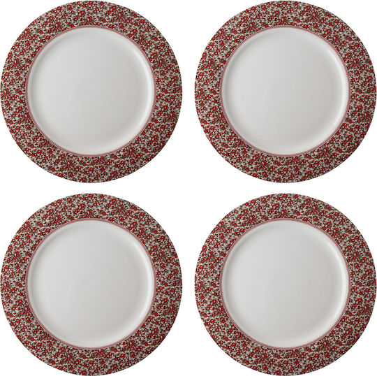 Laura Ashley Πιάτο Λευκά 4τμχ Laura Ashley Πιάτο Λευκά 4τμχ