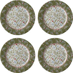 Laura Ashley Green Plate 4 Pieces Laura Ashley Green Plate 4 Pieces