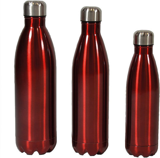 Klikareto Bottle Thermos Stainless Steel 500ml Red