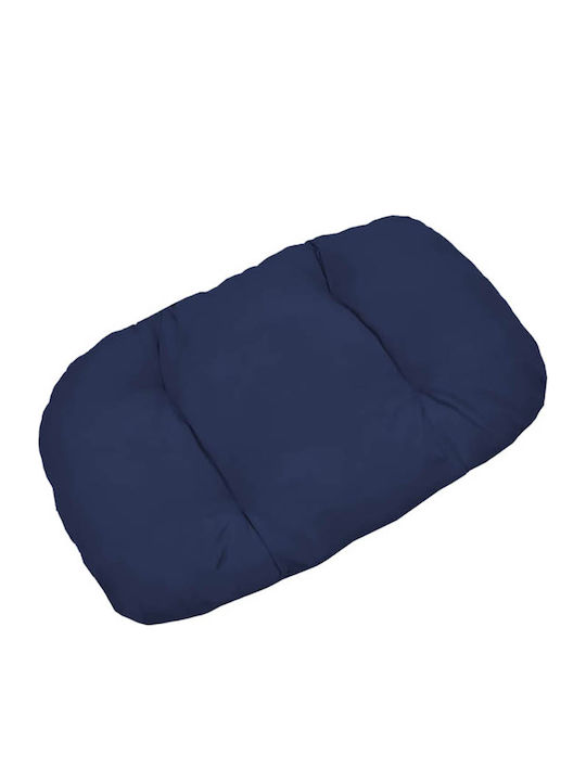 Woofmoda 915-1001 Μαξιλάρι Σκύλου Οβάλ Μπλε 96x65εκ. Νο8