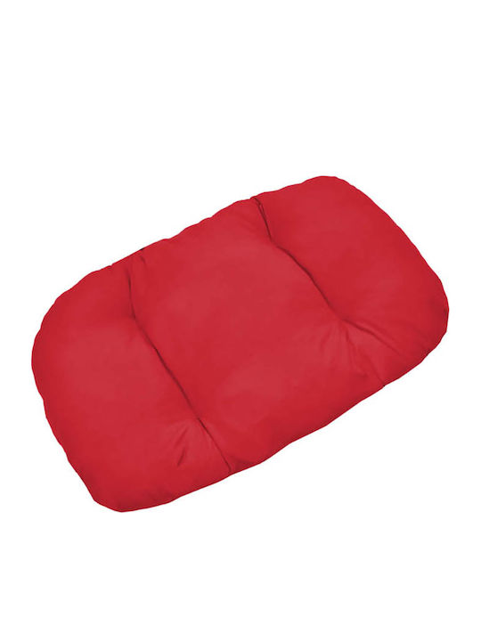 Woofmoda 915-1001 Pillow Dog Oval Red 59x37cm