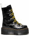 Ghilana Max Stiefeletten Damen aus Lackleder Schwarz