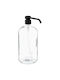 Atmosphera Tabletop Glass Dispenser Transparent 1000ml