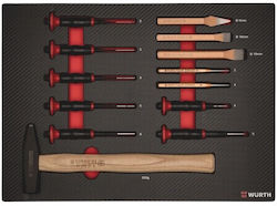 Wurth 0965905703 Tool Tray with 13 Tools