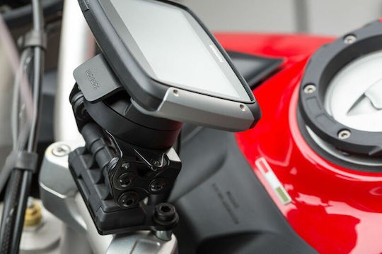 SW-Motech Motorcycle GPS Mount Stand for Handlebar Clamp