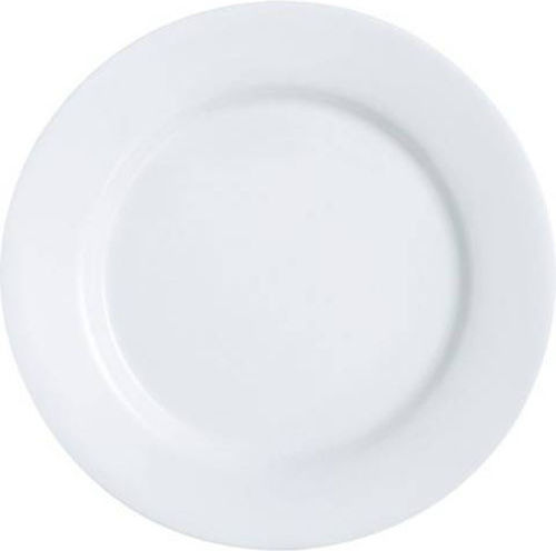 Luminarc Πιάτο Ρηχό Γυάλινο Λευκό με Διάμετρο 27cm