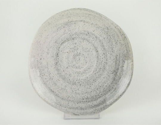 Marva Galassia Plate Desert Ceramic Gray with Diameter 20cm