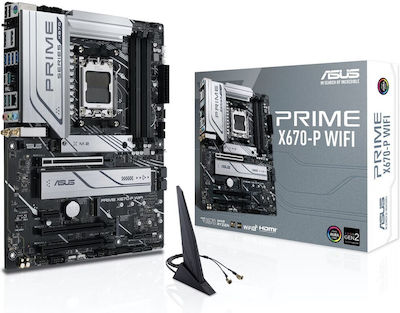 Asus Prime X670-P WiFi Motherboard ATX with AMD AM5 Socket