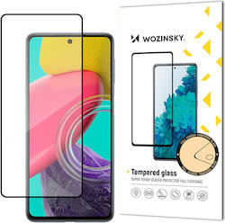 Wozinsky Case Friendly Vollkleber Vollflächig gehärtetes Glas Schwarz (Galaxy M53 5G)