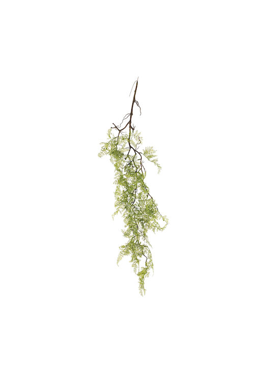 Decorative artificial hanging branch with fern leaves 95cm 313.021.0172.09