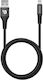 Baykron USB to Lightning Cable Μαύρο 1.2m (BA-LI-BLK1.2)