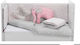 abo Baby Crib Bedding Set Queens Crown 6pcs Pink