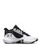 Lockdown 6 Kids Sports Shoes Basketball with Laces White