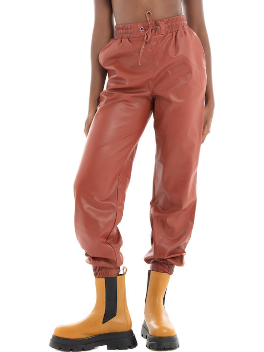 Only Women's Fabric Trousers with Elastic Slim ...