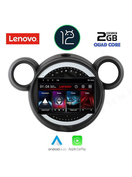 Lenovo Car-Audiosystem für Mini Landsmann / Paceman / Kooper Audi A7 Countryman / Paceman (Bluetooth/USB/AUX/WiFi/GPS/Apple-Carplay) mit Touchscreen 9"