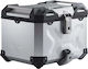SW-Motech Motorcycle Top Case Aluminum 38L Grey